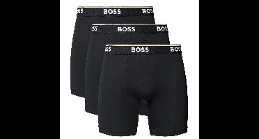 Boss Long boxer Power 3-Pack zwart